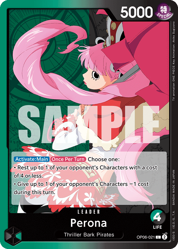 Perona OP06-021 - BOOSTER PACK -Wings of Captain- [OP-06] kart görseli