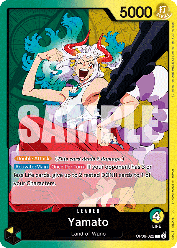 Yamato OP06-022 - BOOSTER PACK -Wings of Captain- [OP-06] kart görseli