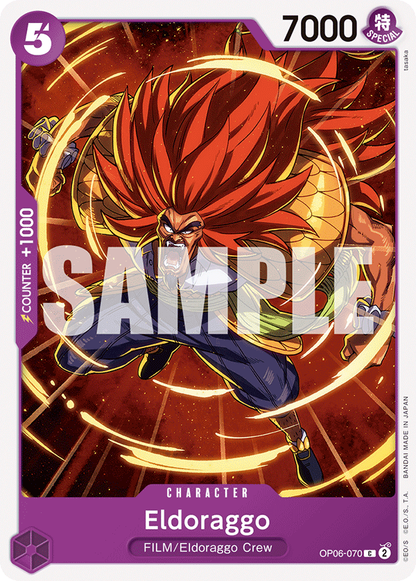 Eldoraggo OP06-070 - BOOSTER PACK -Wings of Captain- [OP-06] kart görseli