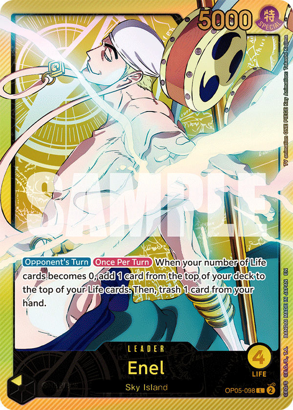 Enel (Alternate Art) OP05-098 - Promo Cards kart görseli