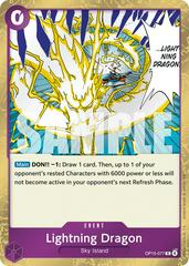 Lightning Dragon OP15-077 - Adventure on Kami's Island OP15-EB04 kart gorseli