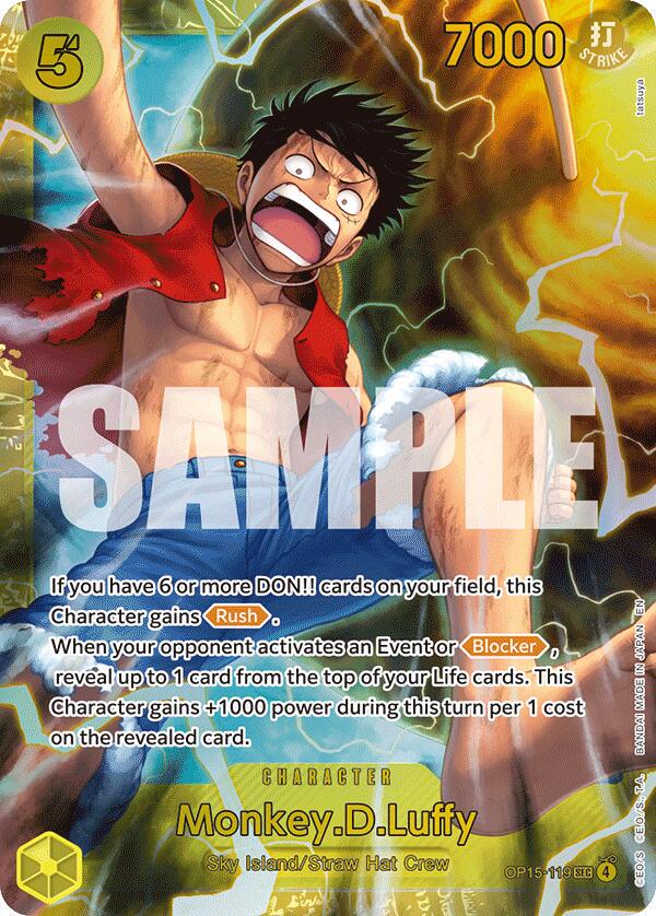 Monkey.D.Luffy OP15-119 - Adventure on Kami's Island OP15-EB04 kart görseli