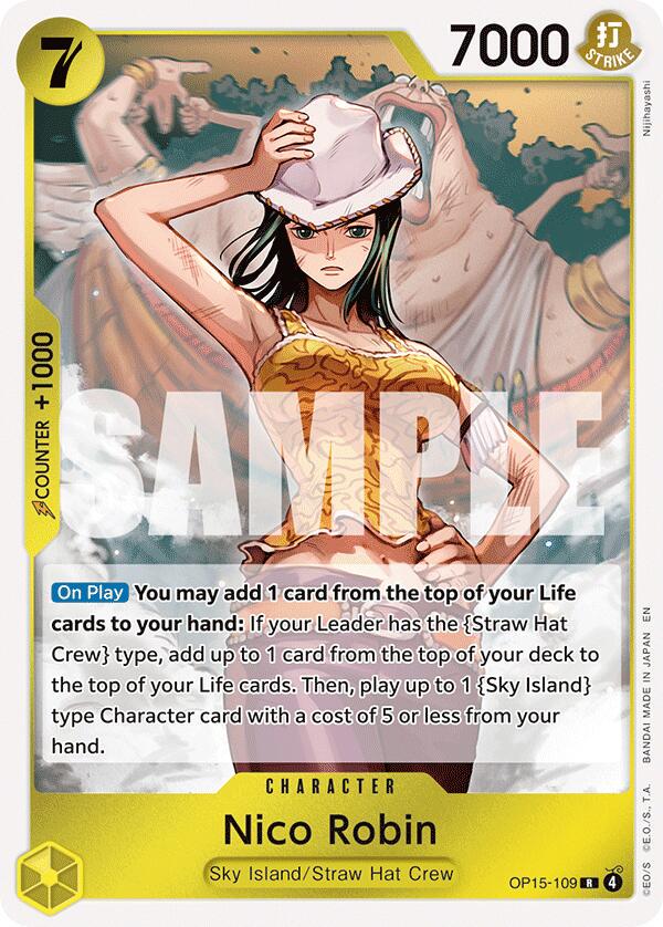 Nico Robin OP15-109 - Adventure on Kami's Island OP15-EB04 kart görseli