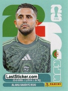 Riyad Mahrez ALG15 - Standard Edition kart gorseli