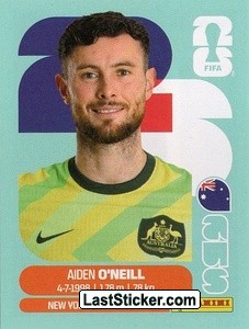 Aiden O'Neill AUS14 - Standard Edition kart gorseli