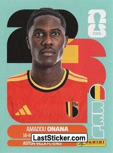 Amadou Onana BEL10 - Standard Edition kart gorseli