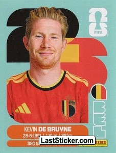 Kevin De Bruyne BEL15 - Standard Edition kart gorseli