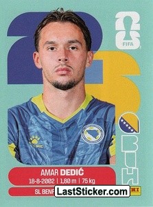 Amer Dedic BIH3 - Standard Edition kart gorseli