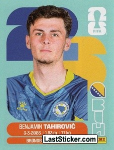 Benjamin Tahirovic BIH9 - Standard Edition kart gorseli