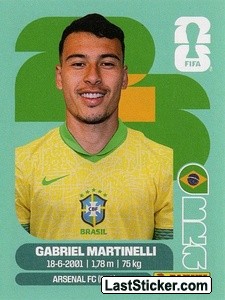 Gabriel Martinelli BRA18 - Standard Edition kart gorseli