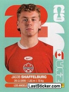 Jacob Shaffelburg CAN14 - Standard Edition kart gorseli