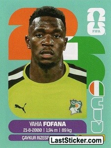 Yahia Fofana CIV2 - Standard Edition kart gorseli