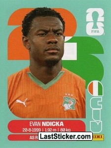 Evan Ndicka CIV6 - Standard Edition kart gorseli