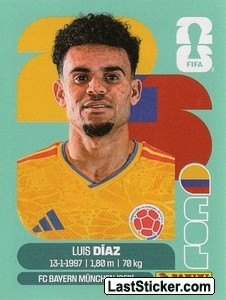 Luis Diaz COL20 - Standard Edition kart gorseli