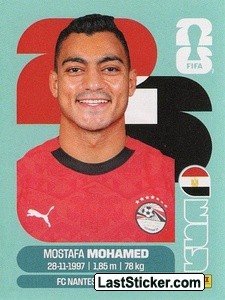 Mostafa Mohamed EGY18 - Standard Edition kart gorseli