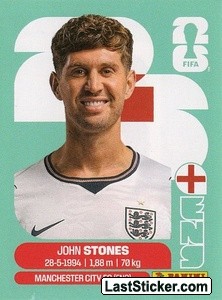 John Stones ENG3 - Standard Edition kart gorseli