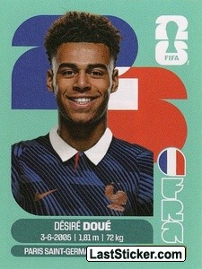 Désiré Doué FRA17 - Standard Edition kart gorseli