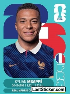 Kylian Mbappe FRA20 - Standard Edition kart gorseli