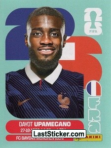 Dayot Upamecano FRA7 - Standard Edition kart gorseli