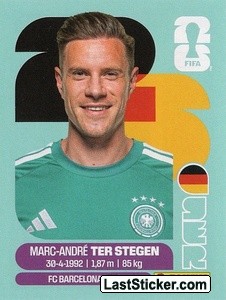 Marc-André ter Stegen GER2 - Standard Edition kart gorseli