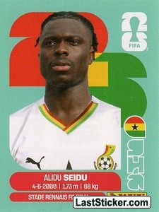 Alidu Seidu GHA5 - Standard Edition kart gorseli