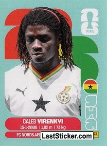 Caleb Yirenkyi GHA8 - Standard Edition kart gorseli