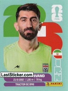 Alireza Beiranvand IRN2 - Standard Edition kart gorseli