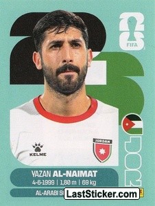 Yazan Al-Naimat JOR16 - Standard Edition kart gorseli