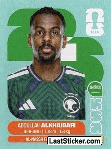Abdullah Alkhaibari KSA11 - Standard Edition kart gorseli