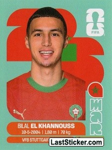 Bilal El Khannouss MAR14 - Standard Edition kart gorseli