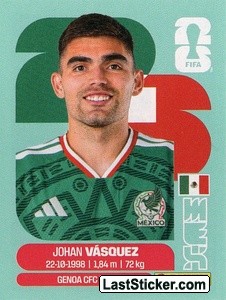 Johan Vasquez MEX3 - Standard Edition kart gorseli