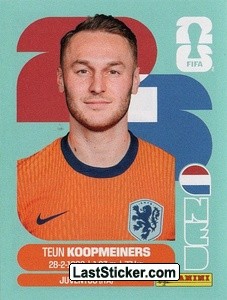 Teun Koopmeiners NED12 - Standard Edition kart gorseli