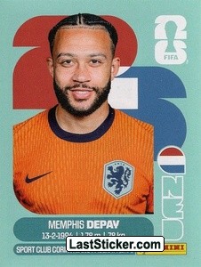 Memphis Depay NED17 - Standard Edition kart gorseli