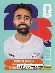 Sarpreet Singh NZL11 - Standard Edition kart gorseli