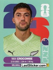 Max Crocombe NZL2 - Standard Edition kart gorseli