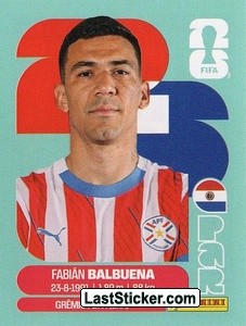Fabián Balbuena PAR5 - Standard Edition kart gorseli