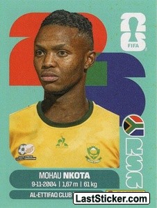 Mohau Nkota RSA19 - Standard Edition kart gorseli