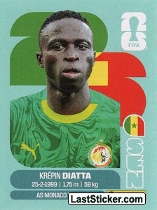 Krepin Diatta SEN20 - Standard Edition kart gorseli