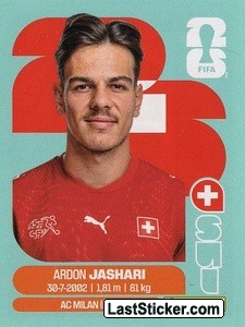 Ardon Jashari SUI14 - Standard Edition kart gorseli