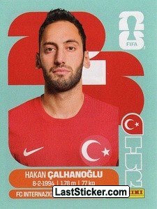 Hakan Calhanoglu TUR11 - Standard Edition kart gorseli