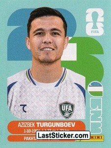 Azizbek Turgunboev UZB14 - Standard Edition kart gorseli
