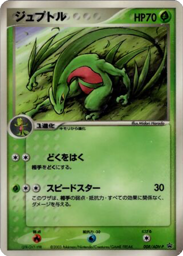 Grovyle 8 - ADV-P Promos kart gorseli