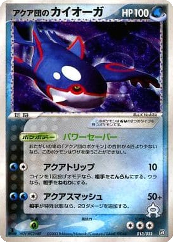 Team Aqua's Kyogre 13 - Aqua Deck Kit kart görseli