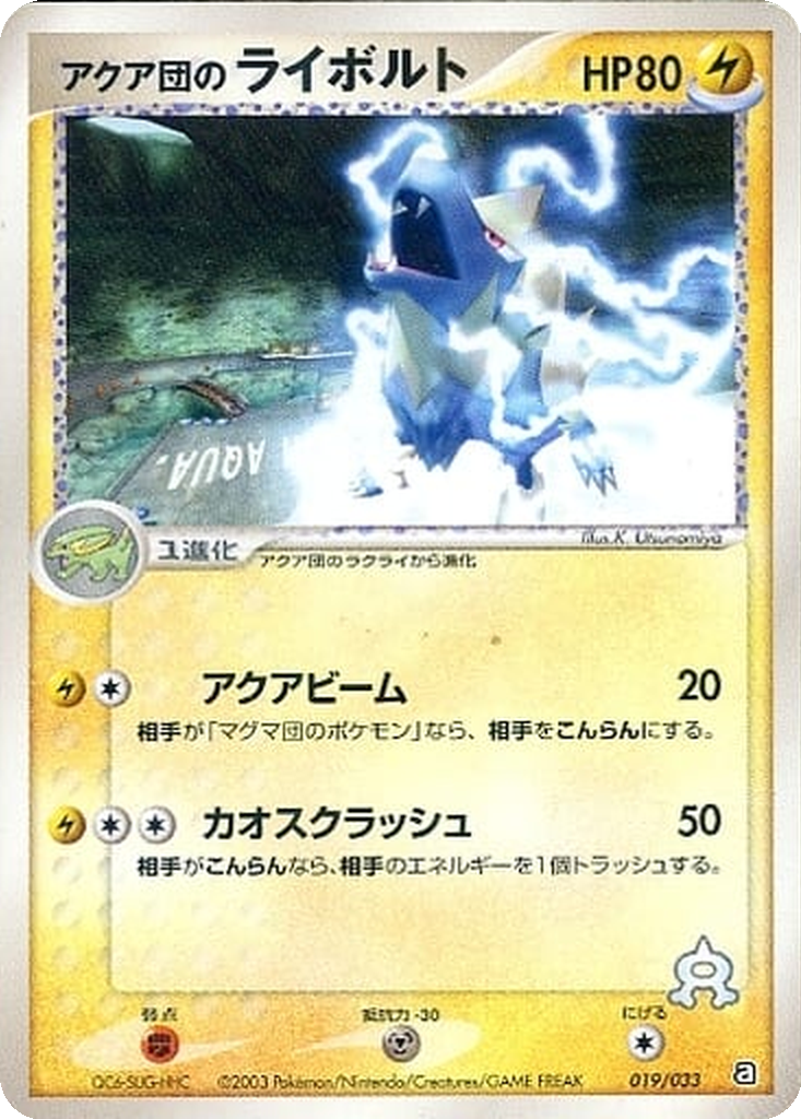 Team Aqua's Manectric 19 - Aqua Deck Kit kart görseli