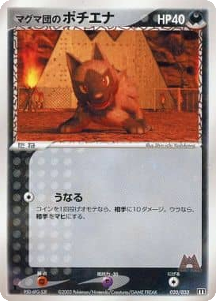 Team Magma's Poochyena 20 - Magma Deck Kit kart görseli