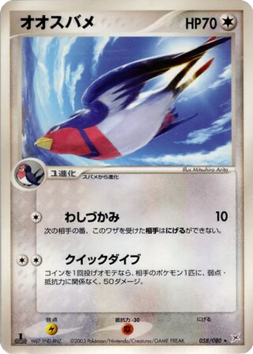 Swellow 58 - Magma VS Aqua: Two Ambitions kart gorseli