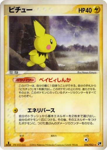 Pichu 24 - Miracle of the Desert kart gorseli