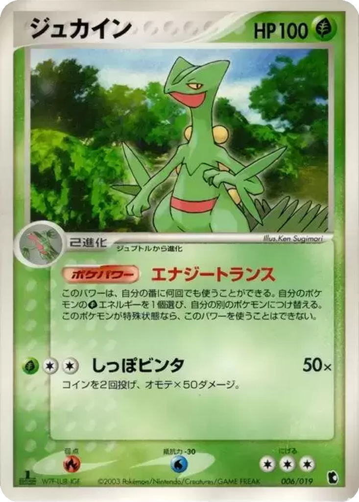 Sceptile 6 - Treecko Constructed Starter Deck kart görseli