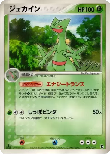 Sceptile 6 - Treecko Constructed Starter Deck kart gorseli