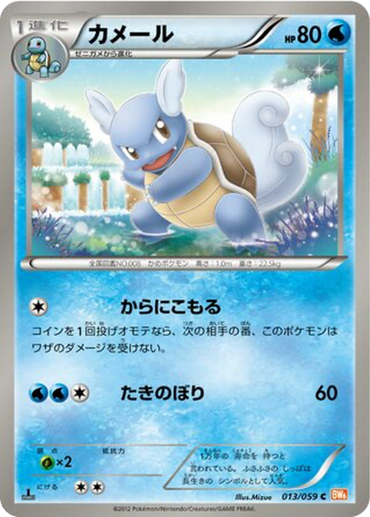Wartortle 13 - Cold Flare kart görseli